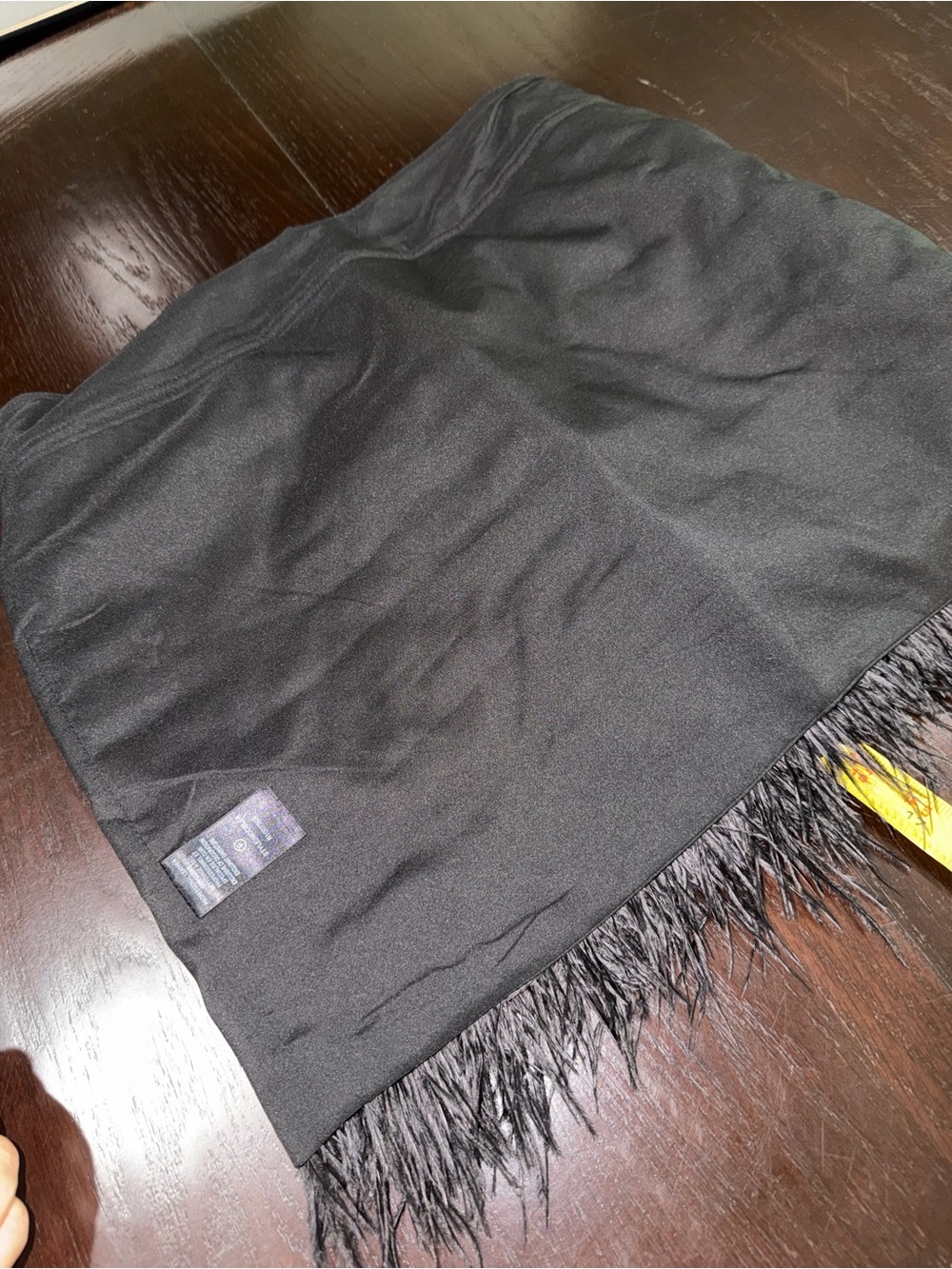 Robert Rodriguez Black Sheep Leather & Feather Mini Skirt - Size 8 - Picture 7 of 9